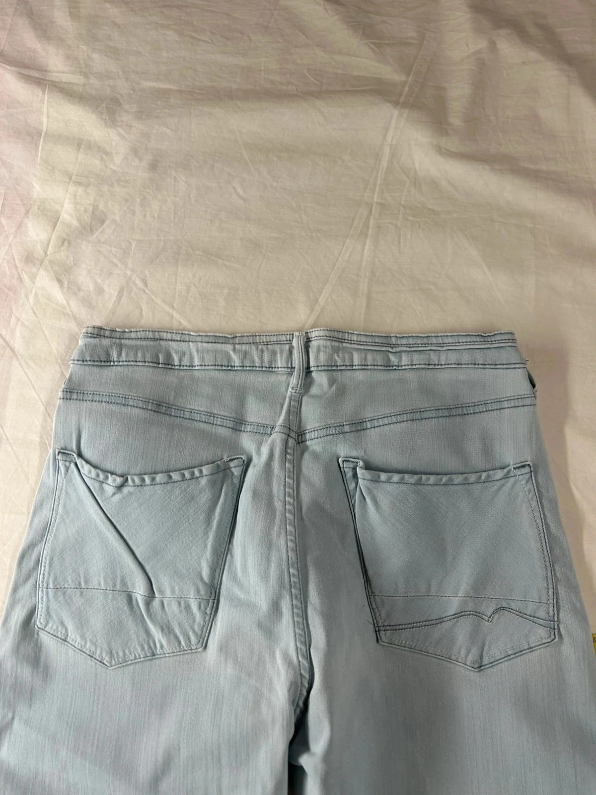 Jeans skinny azuis claros turquesa maison scotch amsterdams blauw w30 l32 – photo 16